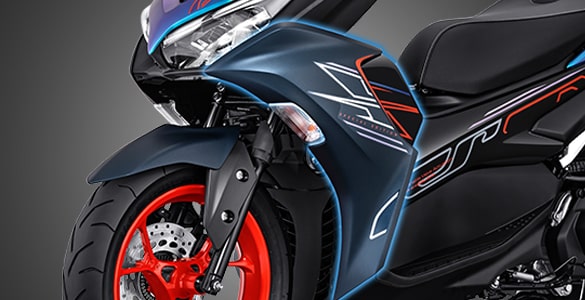 All New Aerox 155 - Fully Faired Aerodynamic Look